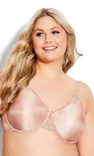 Evans Nude Underwired Full Cup Bra