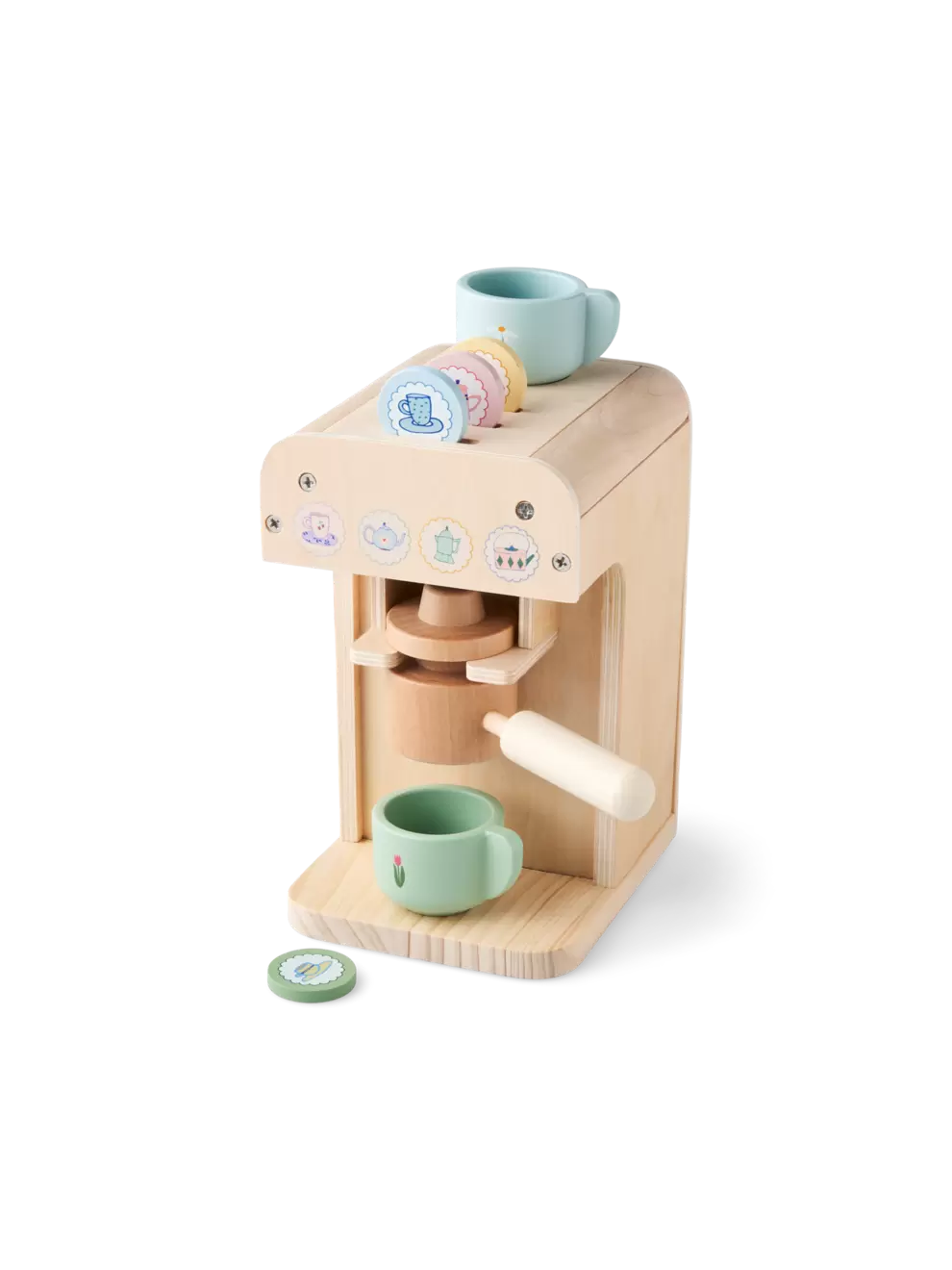 Wooden coffee play set