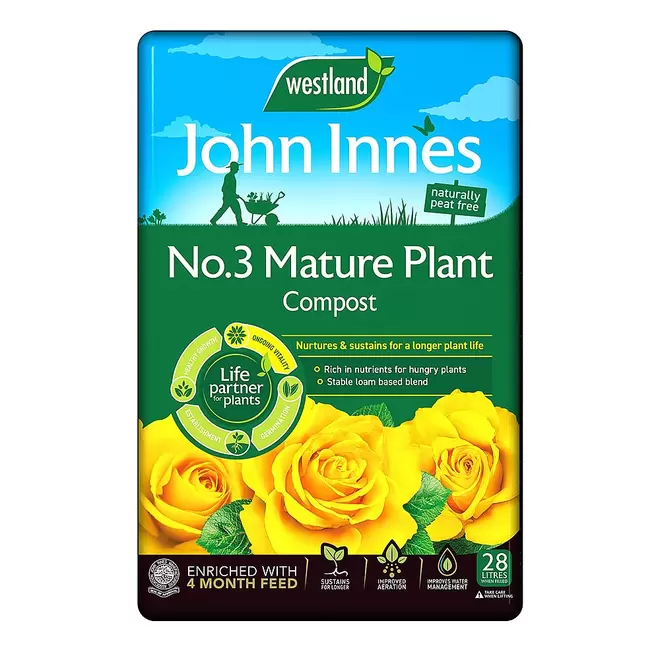 Westland John Innes Peat Free No 3 Mature Plant Compost 28L