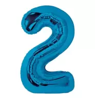 Lets Party Blue Foil 2 Balloon