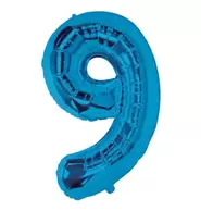Lets Party Blue Foil 9 Balloon