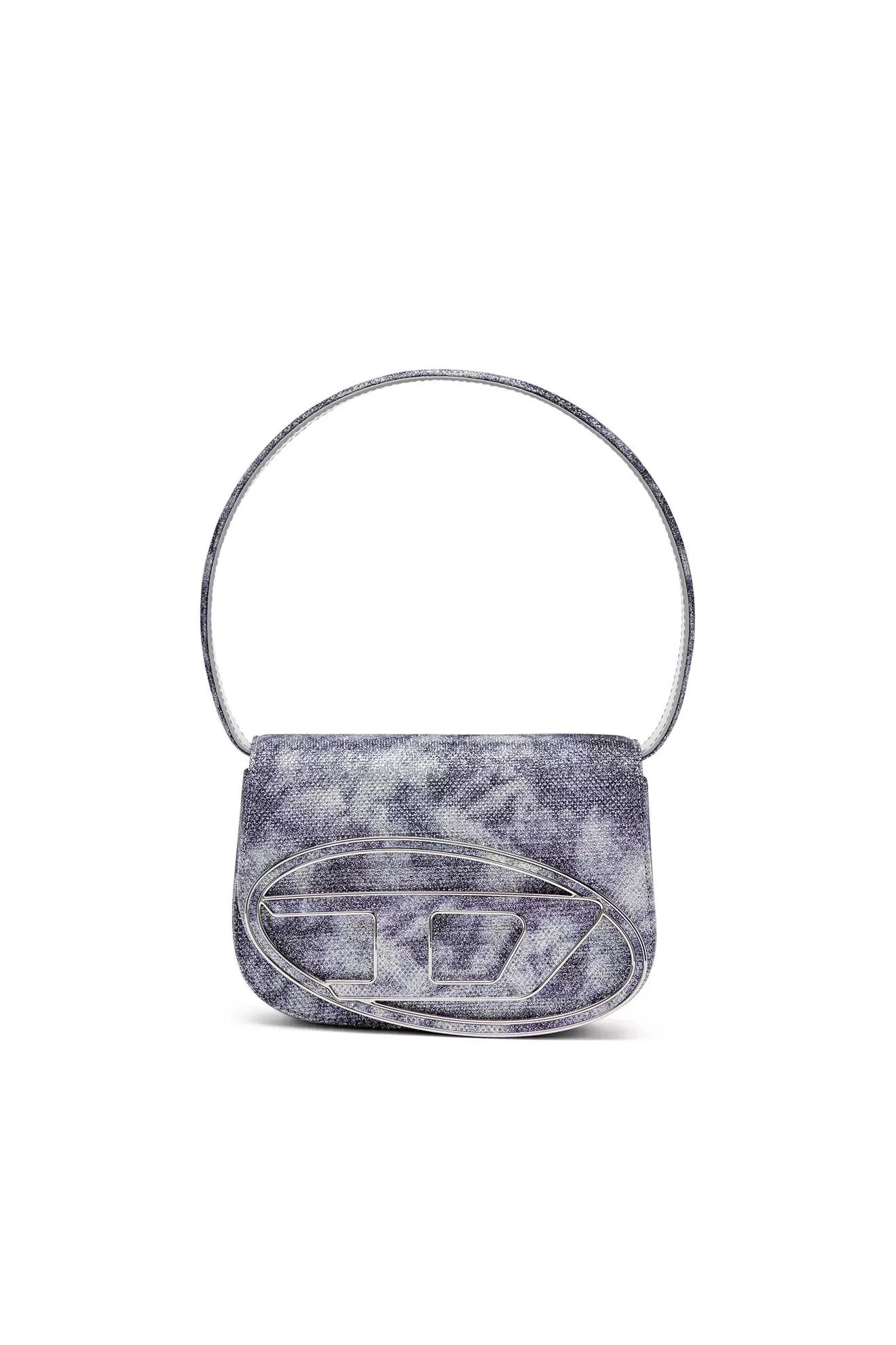 1DR-Iconic shoulder bag in shimmer fabric