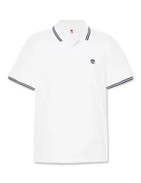 Pure Cotton Pique Tipped Polo Shirt