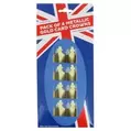 Coronation Metallic Gold Card Crowns (Pack of 4)