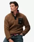 Fuji Fleece Half Popper Jumper