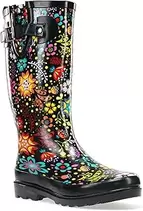 Women's Tall Waterproof Rain Boot Outdoor Garden Shoes
