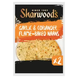 2 Garlic & Coriander Naans