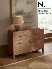 Dark Natural Chandler N. Premium Solid Mango Wood Chest of Drawers