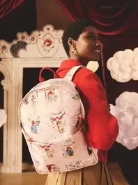 Cath Kidston Pink Paddington Party Compact Backpack