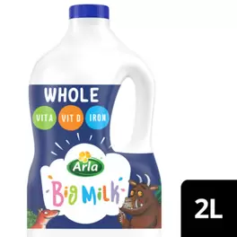 Big Milk Fresh Whole Milk Vitamin Enriched for Kids 1+