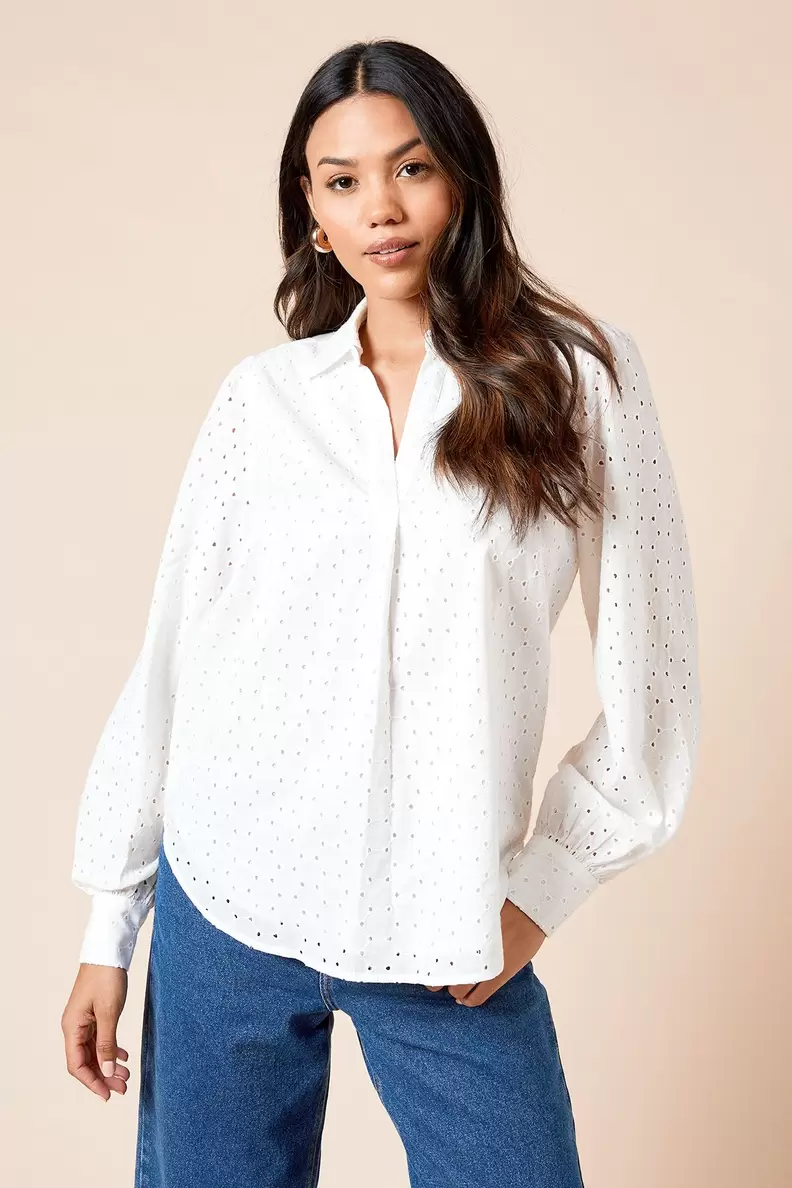 Broderie Overhead Shirt