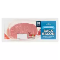 Morrisons 10 Pack Unsmoked Back Bacon Rashers 300g