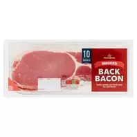 Morrisons 10 Pack Smoked Back Bacon Rashers 300g
