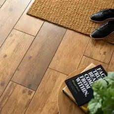 Rustic Oak Wood Effect Ceramic Floor Tiles
