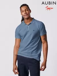 Aubin 100% Cotton Marcel Pique Polo Shirt