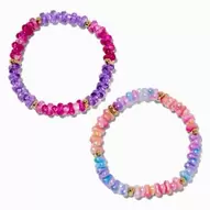 Claire's Club Jeweled Balloon Stretch Bracelets - 2 Pack