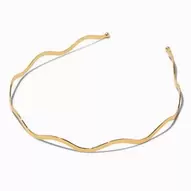 Gold Zig Zag Metal Headband