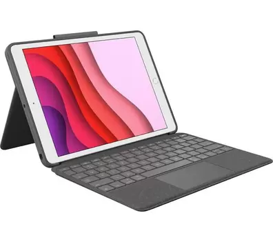 LOGITECH Combo Touch iPad 10.2" Keyboard Folio Case - Grey