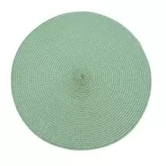 Circular Ribbed Placemat - Sage