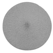 Circular Ribbed Placemat - Storm