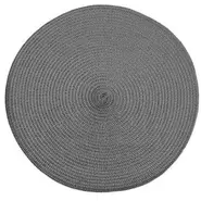 Circular Ribbed Placemat - Iron