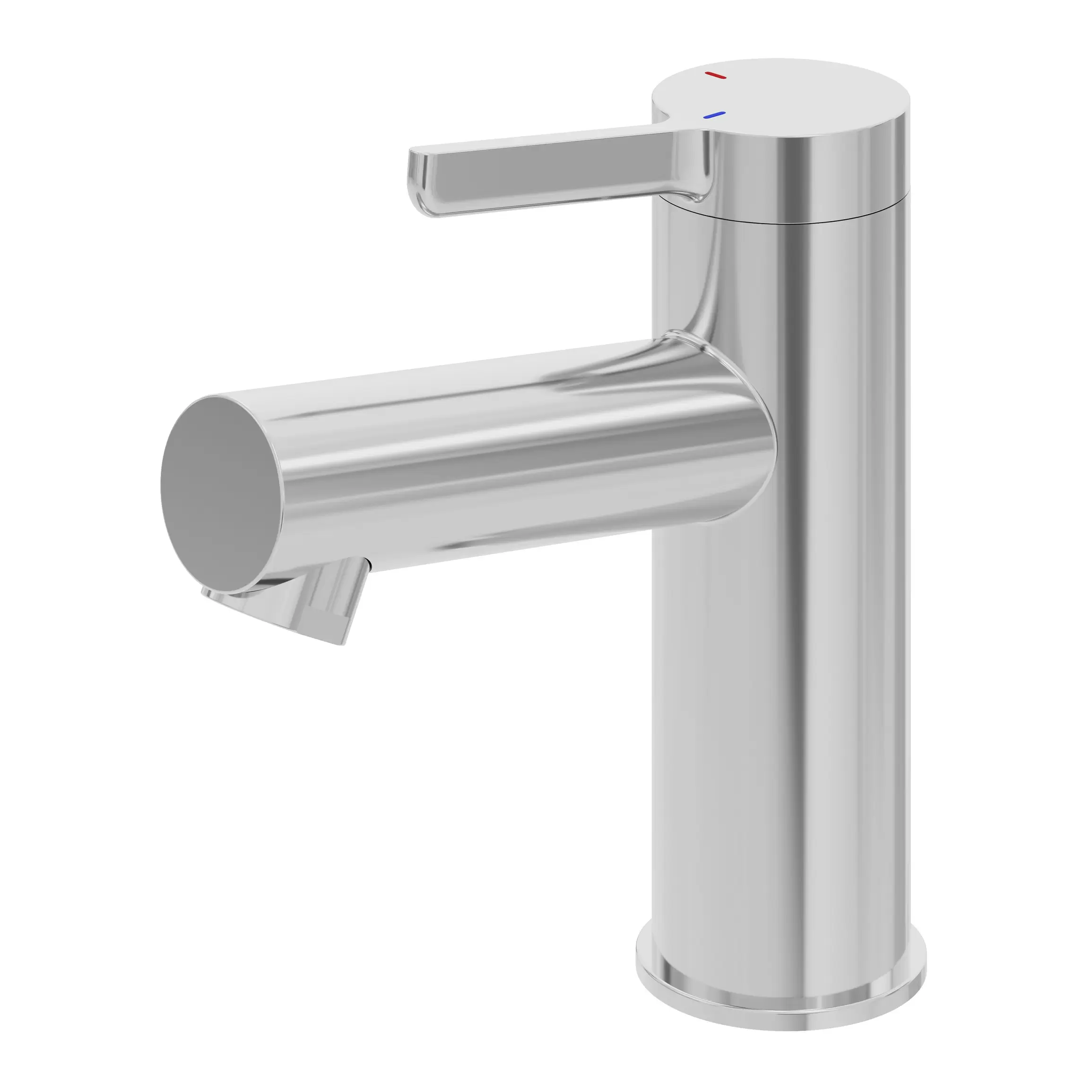 GoodHome Maza Medium Chrome effect Round Basin Mixer Tap