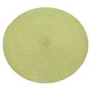Circular Ribbed Placemat - Apple