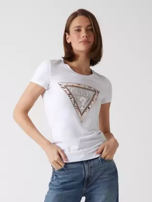 Animalier triangle logo T-shirt