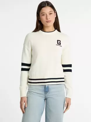 Logo patch sweater