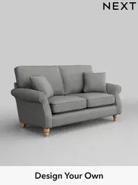 Ashford Firmer Sit in Boucle Weave Easy Clean Dark Grey