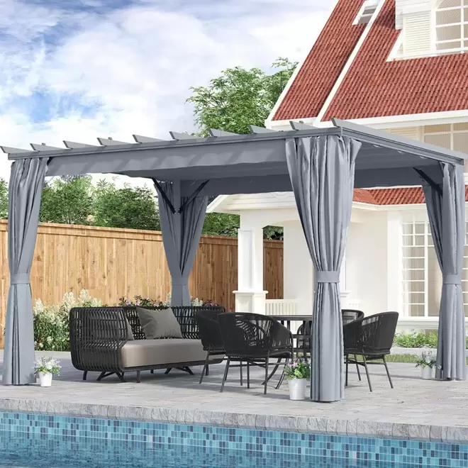 Outsunny 3.6 x 3m Outdoor Pergola