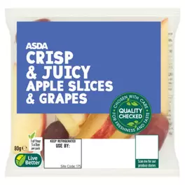 Crisp & Juicy Apple Slices & Grapes