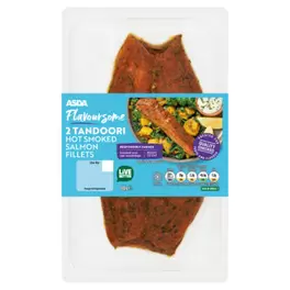 Flavoursome 2 Tandoori Hot Smoked Salmon Fillets 180g