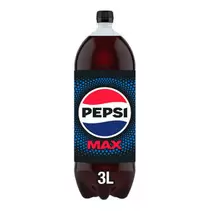 Pepsi Max No Sugar Cola Bottle 3L