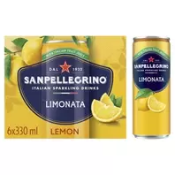 San Pellegrino Lemon Cans 6x330ml