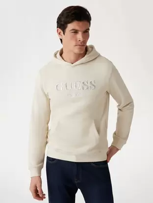 Terry logo hoodie sweatshirt