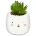 Easter Ceramic Artificial Plant - Bunny