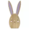 Easter Bunny Wooden Ornament- Lilac