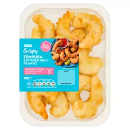 Crispy Tempura Battered King Prawns
