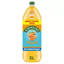 Robinsons Orange No Added Sugar Squash 3L