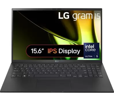 LG gram 15 15Z90S-G.AR55A1 15.6" Laptop - Intel® Core™ Ultra 5, 512 GB SSD, Black