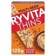 Ryvita Thins Multi-Seed Flatbread Crackers