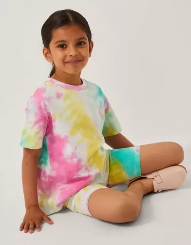 Tie-Dye Cotton T-Shirt Multi