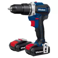 Wickes 18V 2 x 2.0Ah Li-ion Cordless Brushless Combi Drill