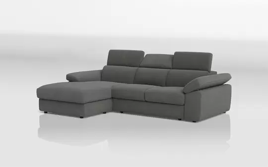 Quercioli 3 Seater Sofa Bed with Left Hand Facing Lounger with Storage