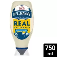 Hellmann's Real Squeezy Mayonnaise 750ml