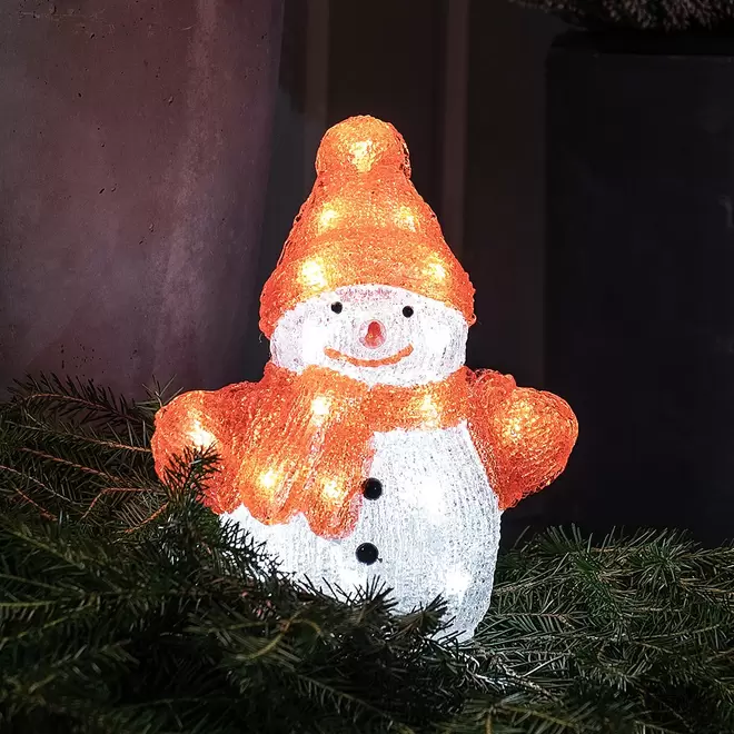 Konstsmide Acrylic LED Snowman