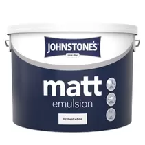 Johnstone's Paint Matt Emulsion - Brilliant White 10L