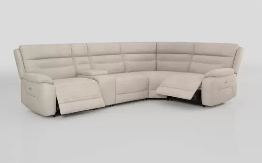 Fenton 3 Corner 1 Power Recliner Sofa with Console