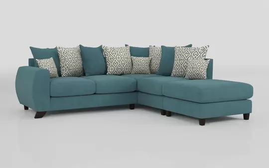 Aspen 2 Corner 1 Right Hand Facing Chaise Scatter Back Sofa